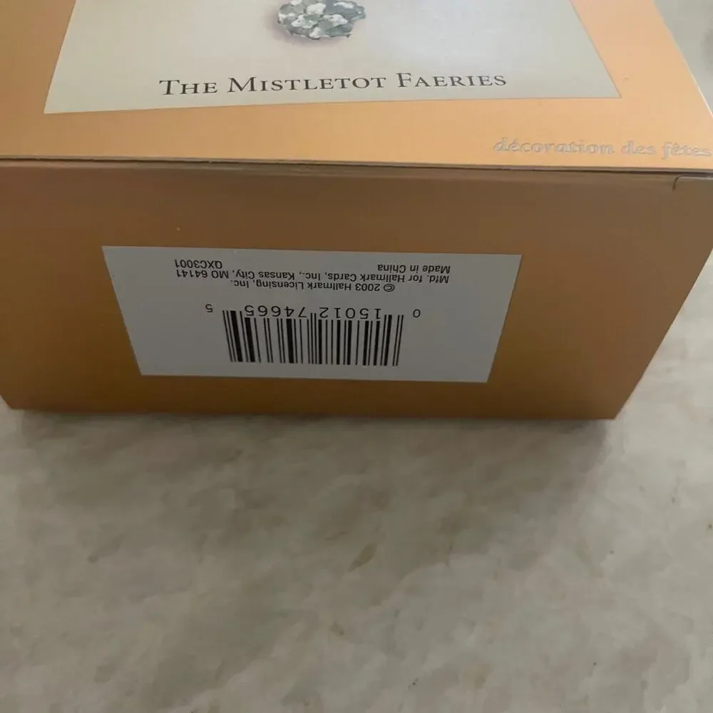 Hallmark keepsake Christmas ornament 2003 “Mistletot Faeries”